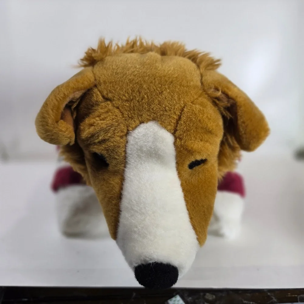 Texas A&M Reveille Pillow Pet Plush Mascot Maroon Logo College Football 12th Man - Picture 5 of 11